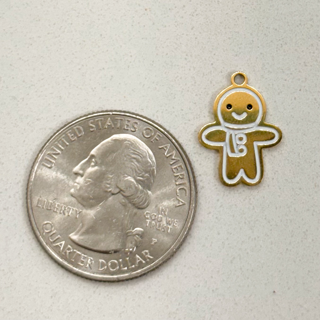 GINGERBREAD MAN CHARM