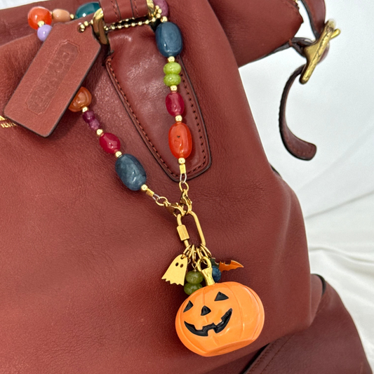 PUMPKIN PURSE CHARM/PHONE CHARM