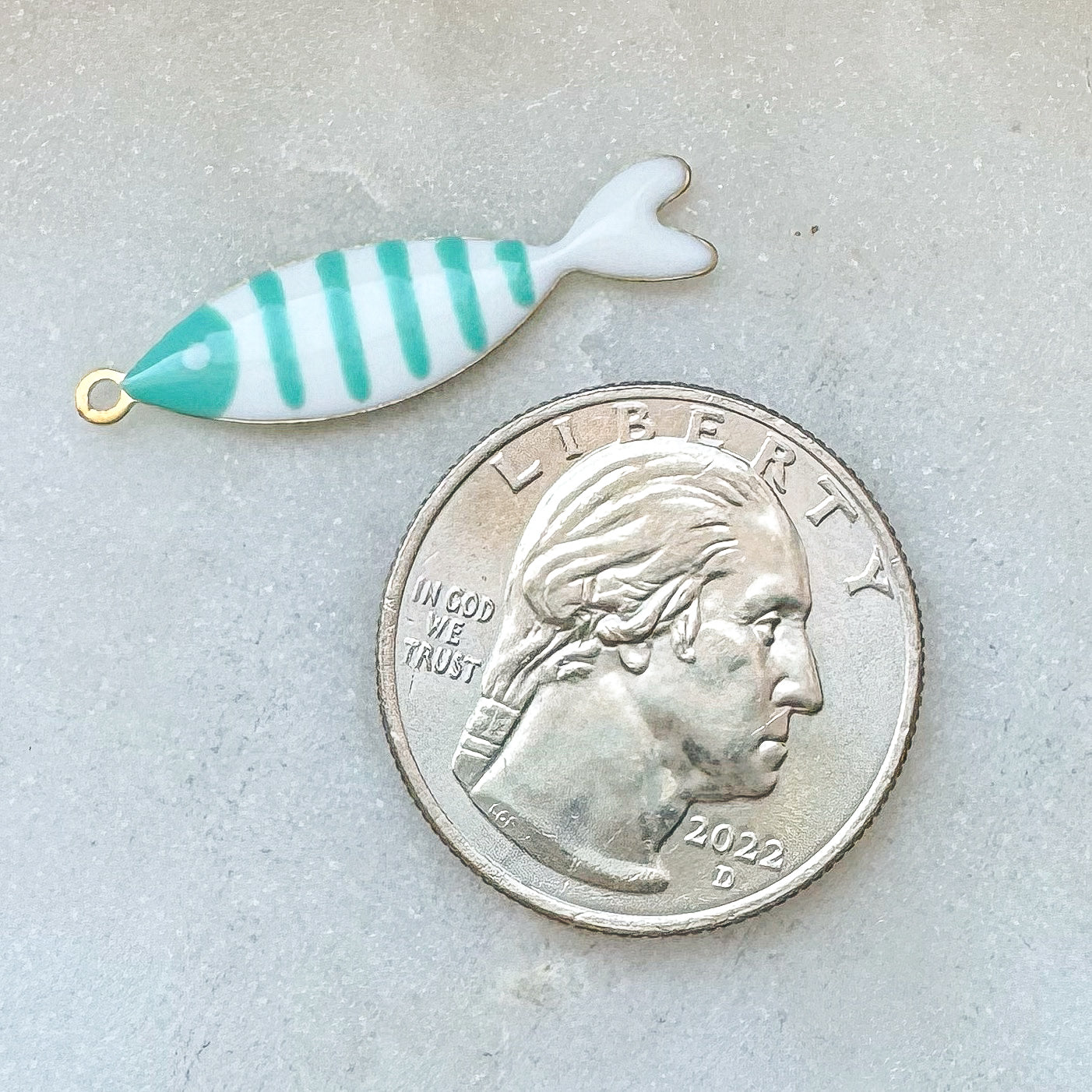 ENAMEL FISH CHARM