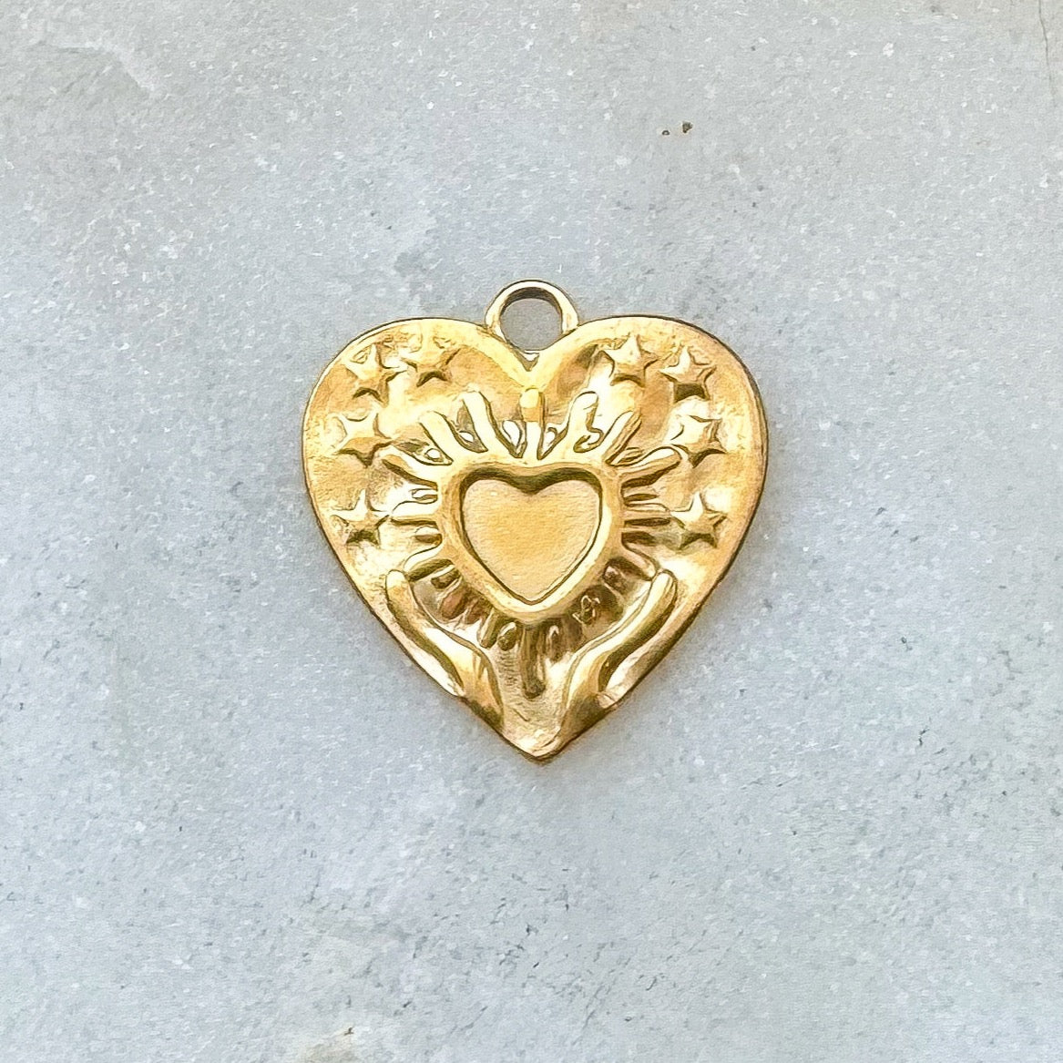 GOLDEN HEART CHARM