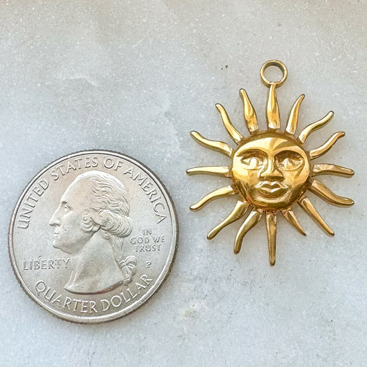 SUN FACE CHARM