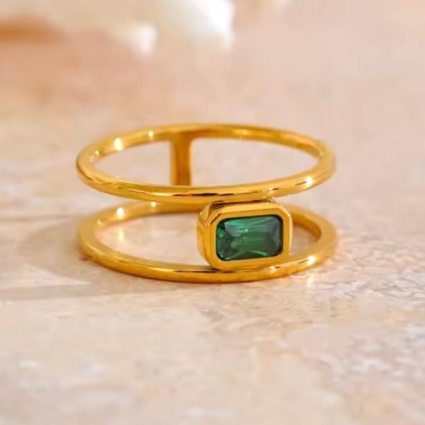 GREEN GEM RING