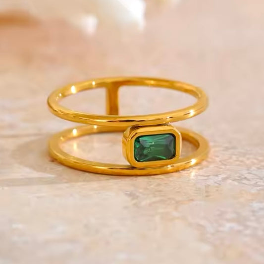 GREEN GEM RING