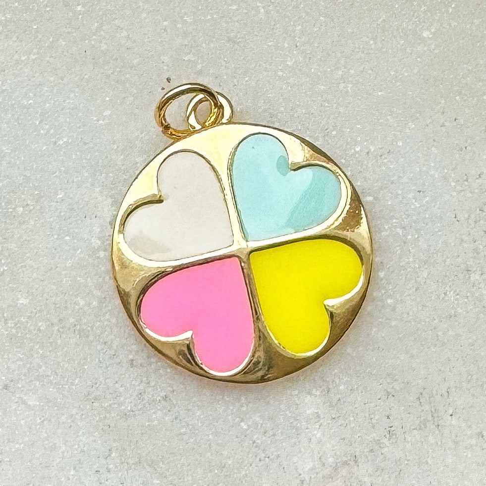 COLORFUL CLOVER CHARM