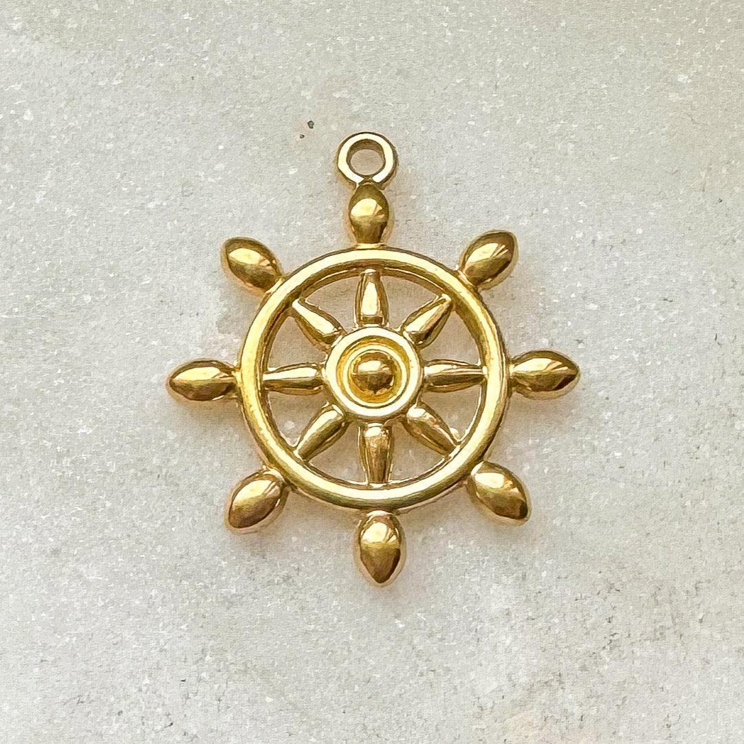 CAPTAINS WHEEL CHARM