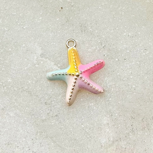 RAINBOW STARFISH CHARM