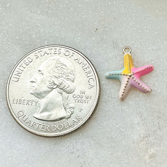 RAINBOW STARFISH CHARM