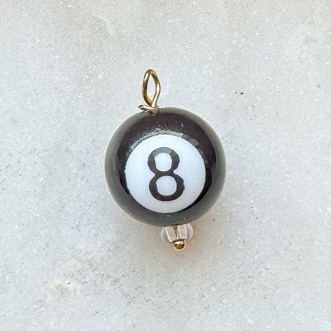 EIGHT BALL CHARM