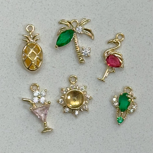 VACATION CHARM SET