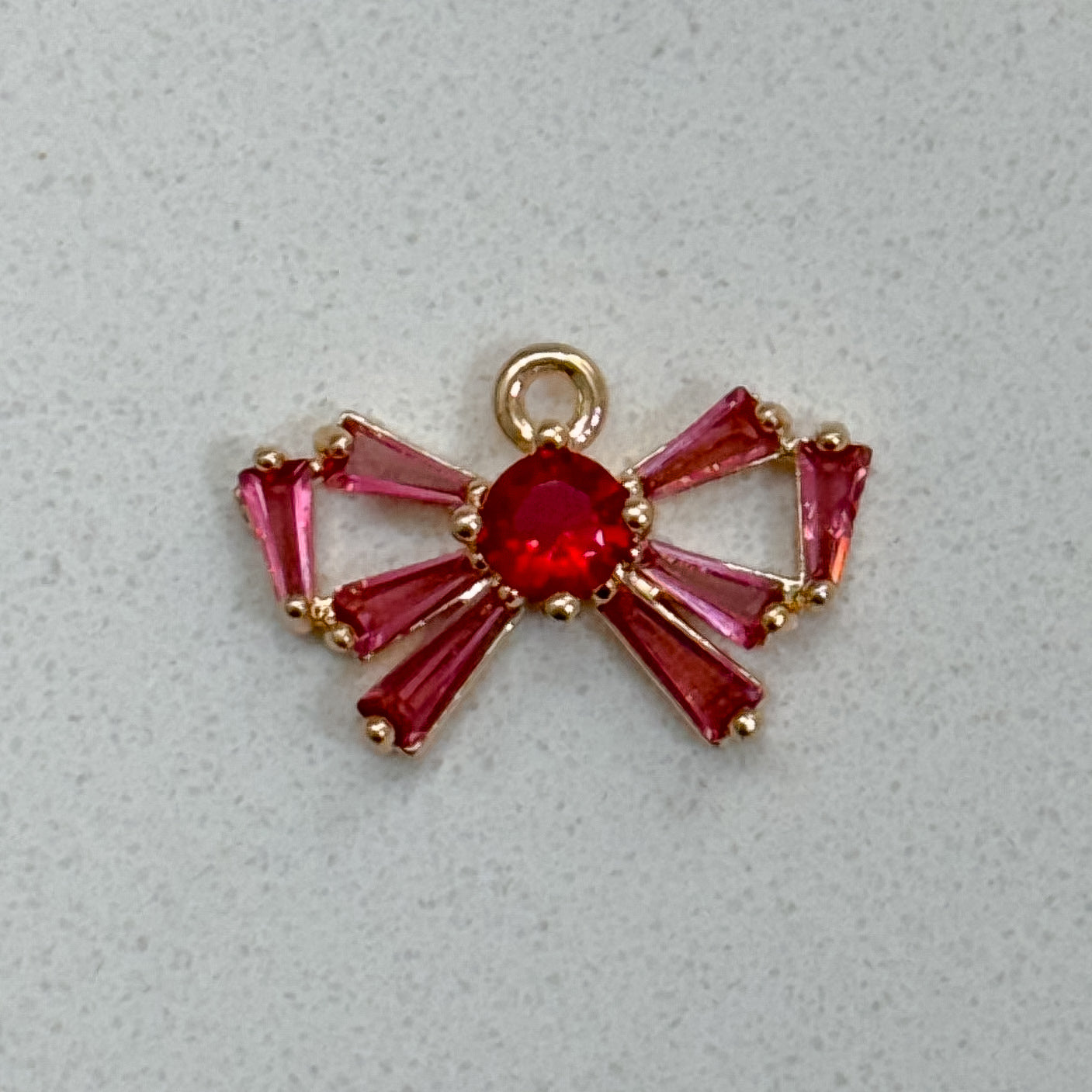 RED BOW CHARM