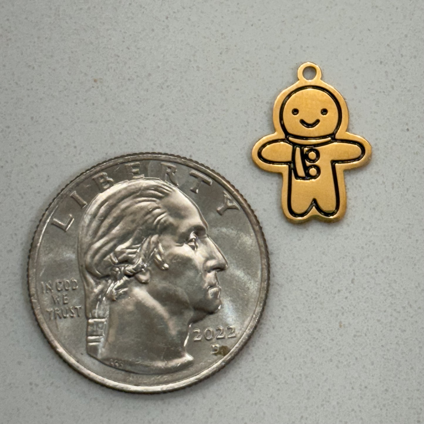 GINGERBREAD MAN CHARM