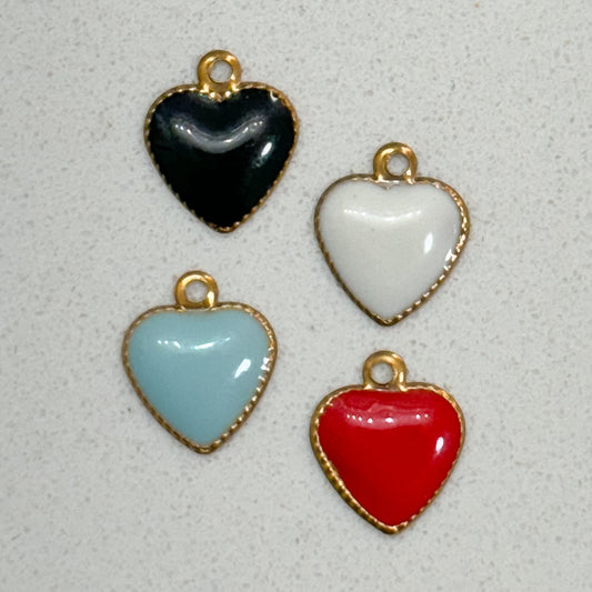 COLOR HEART CHARM