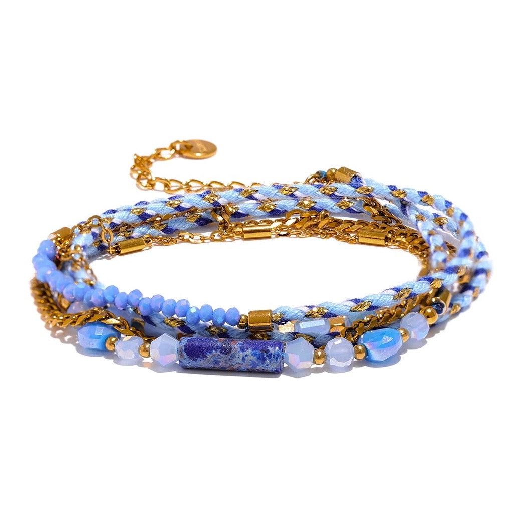 BLUE WRAP BRACELET