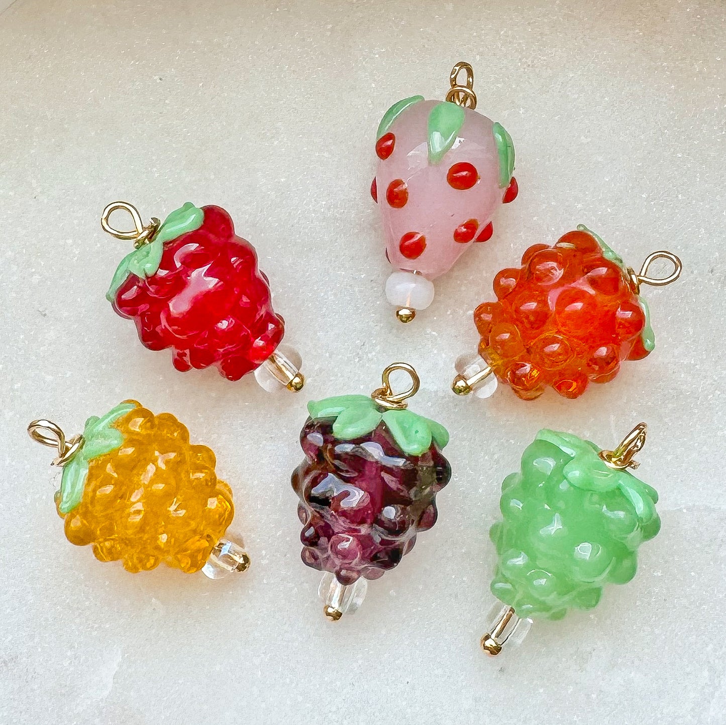 GLASS BERRY CHARM