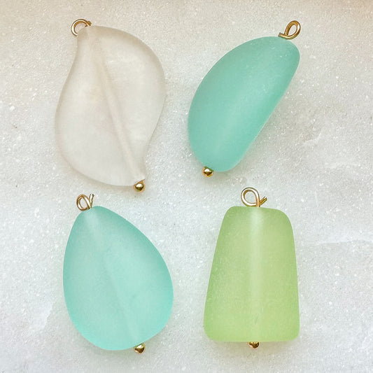 SEA GLASS CHARM