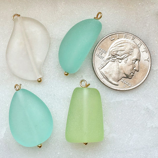 SEA GLASS CHARM