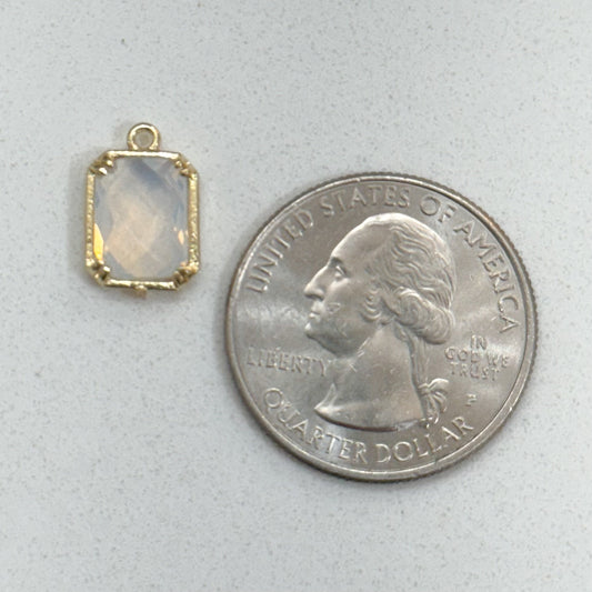 RECTANGLE GEM CHARM