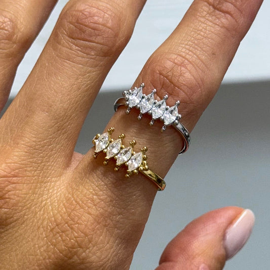 SHIMMER ADJUSTABLE RING