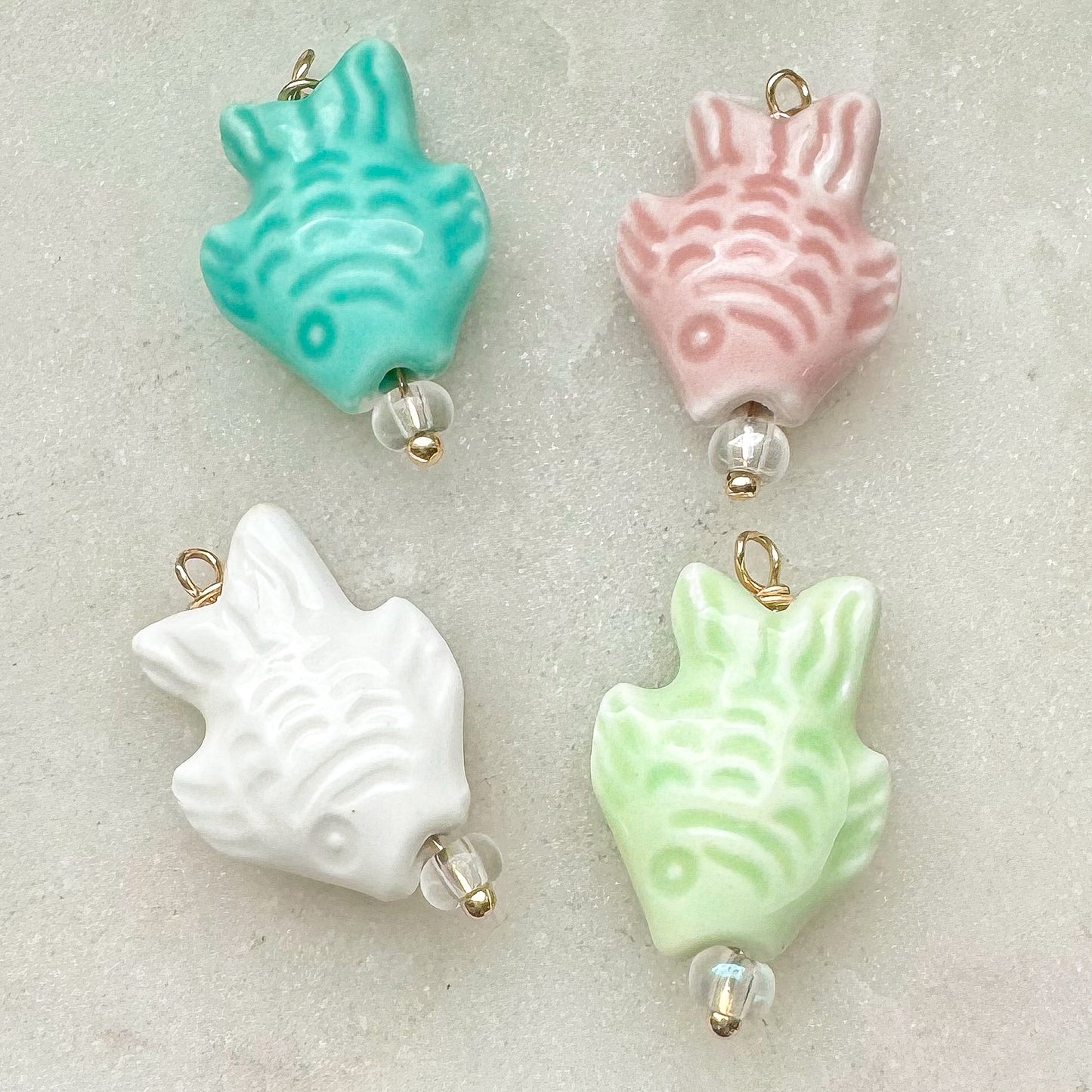 CERAMIC FISH CHARM