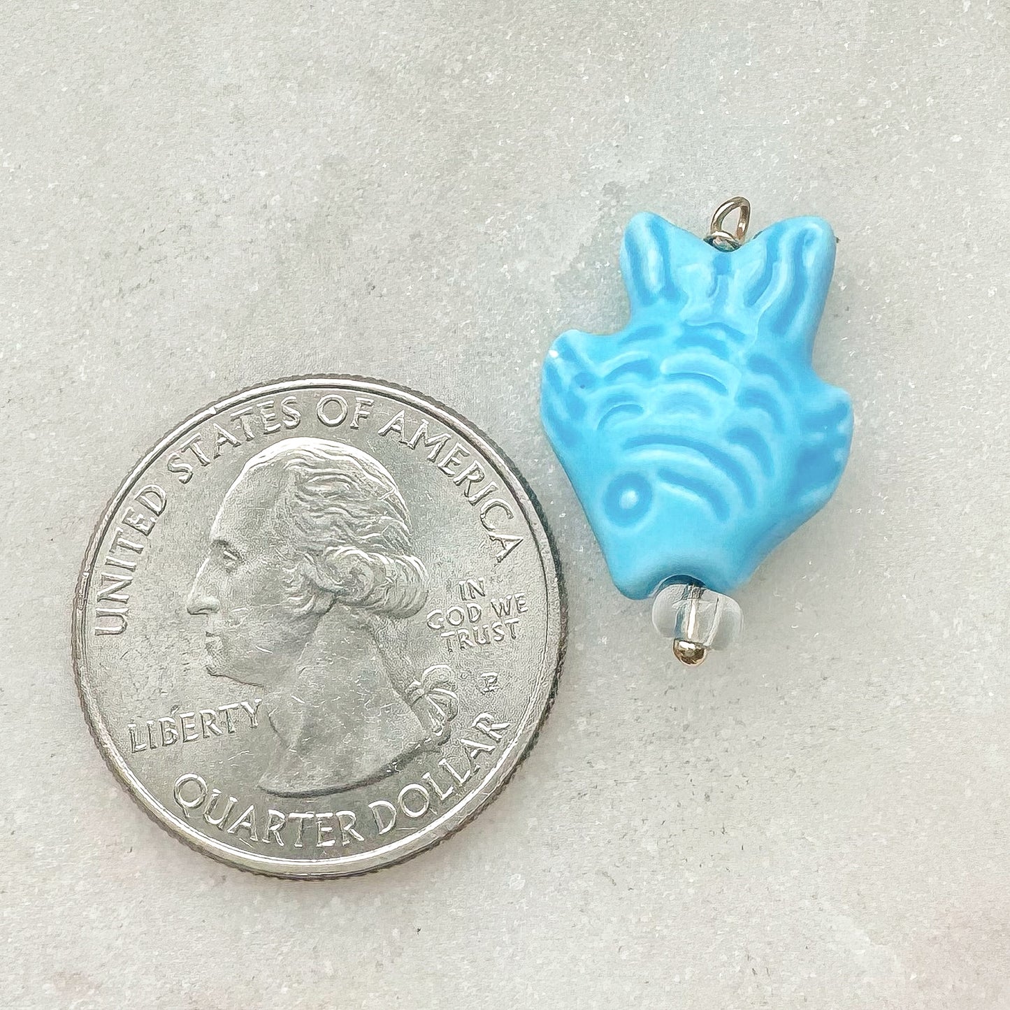 CERAMIC FISH CHARM