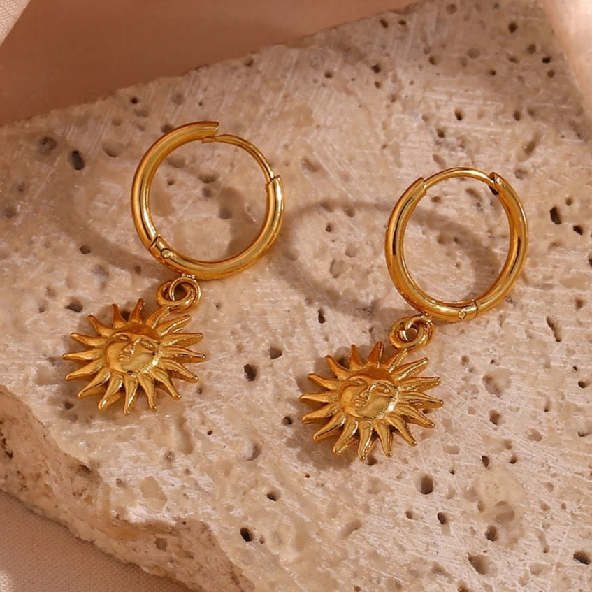 SUN HUGGIE EARRINGS