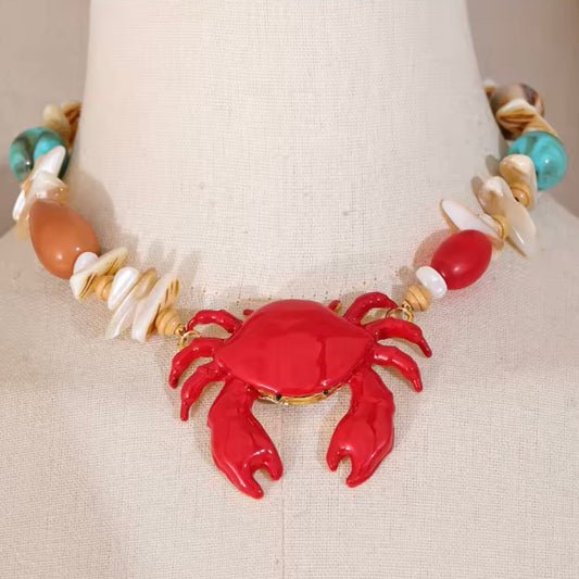 MERMAID BEADED NECKLACE