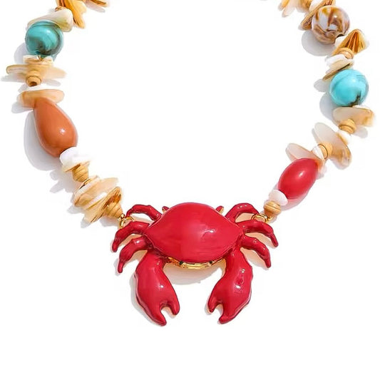 MERMAID BEADED NECKLACE