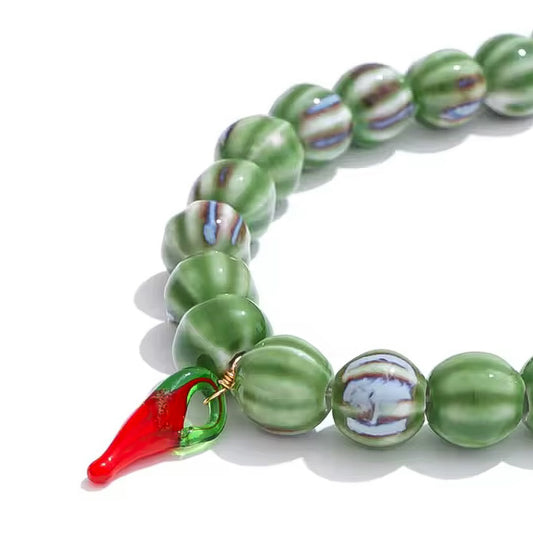 SPICY BEADED NECKLACE