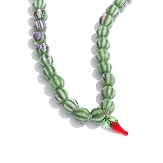 SPICY BEADED NECKLACE