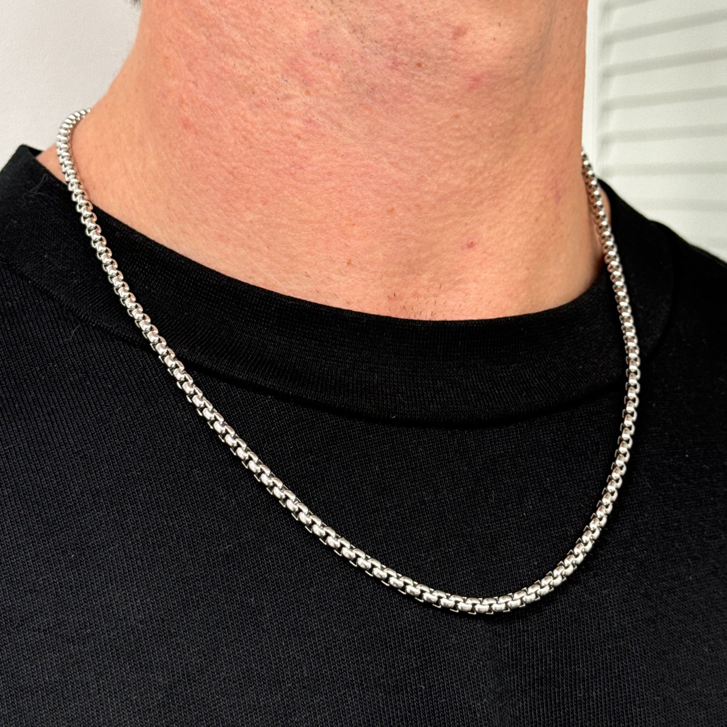 SILVER CHRIS CHAIN