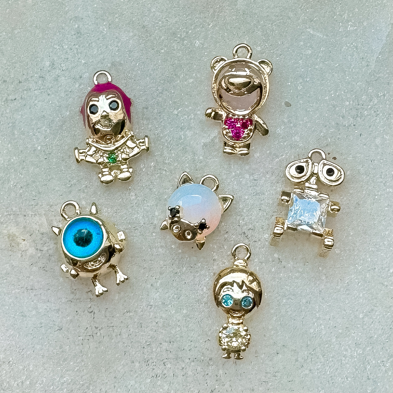 PIXAR CHARM SET