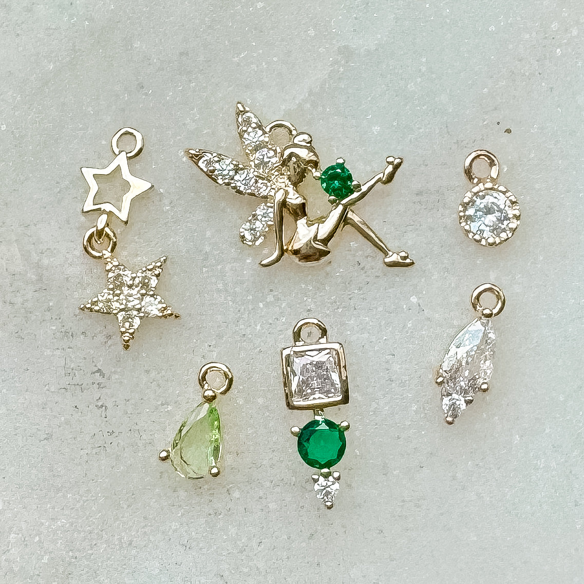 TINKER BELL  CHARM SET