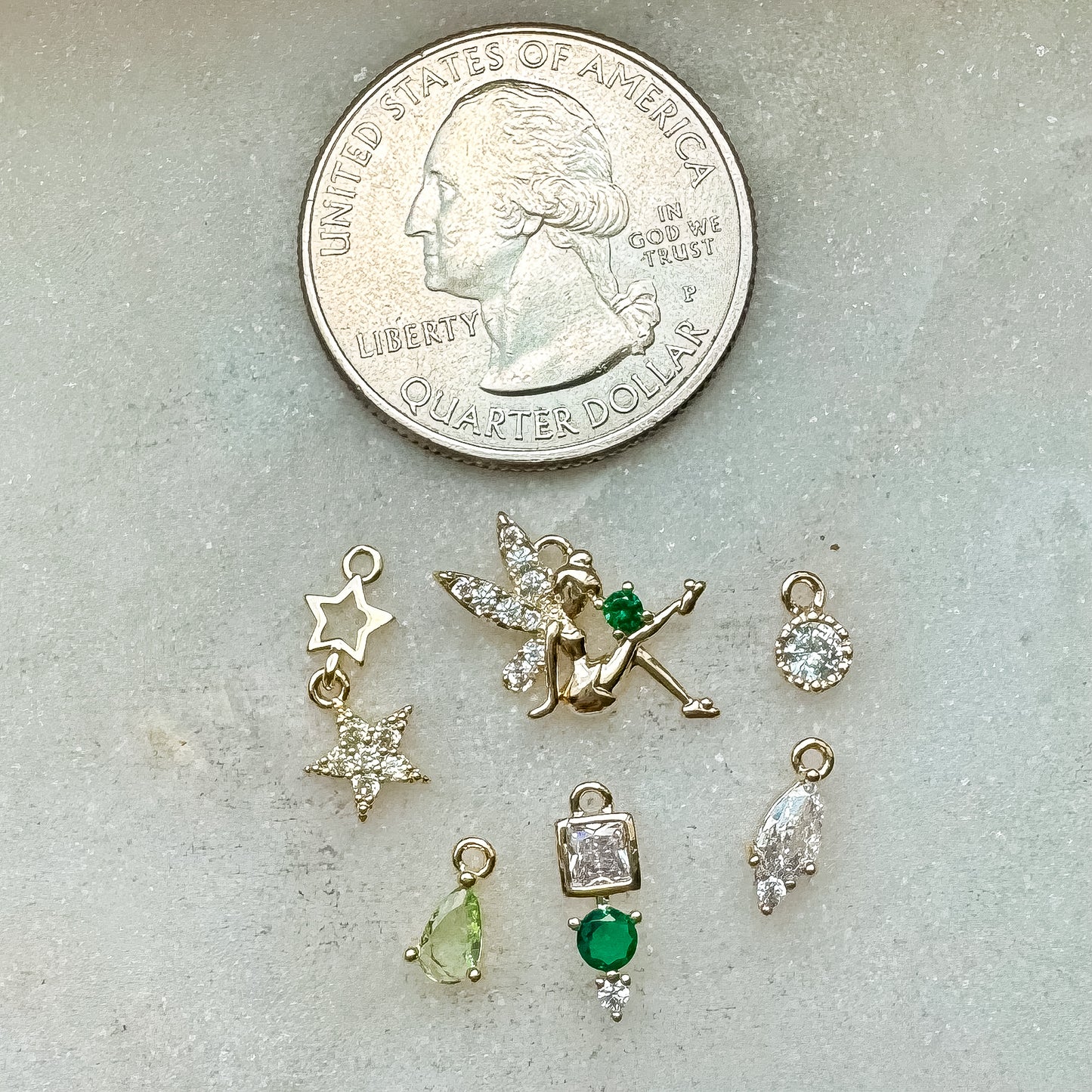 TINKER BELL  CHARM SET