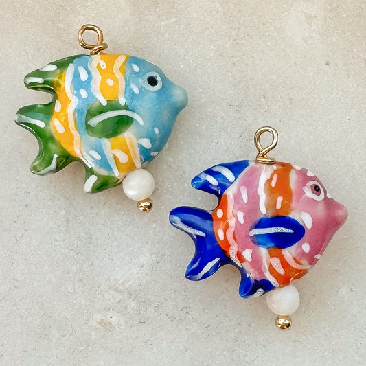 CERAMIC FISH CHARM