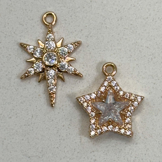 CRYSTAL STAR CHARM