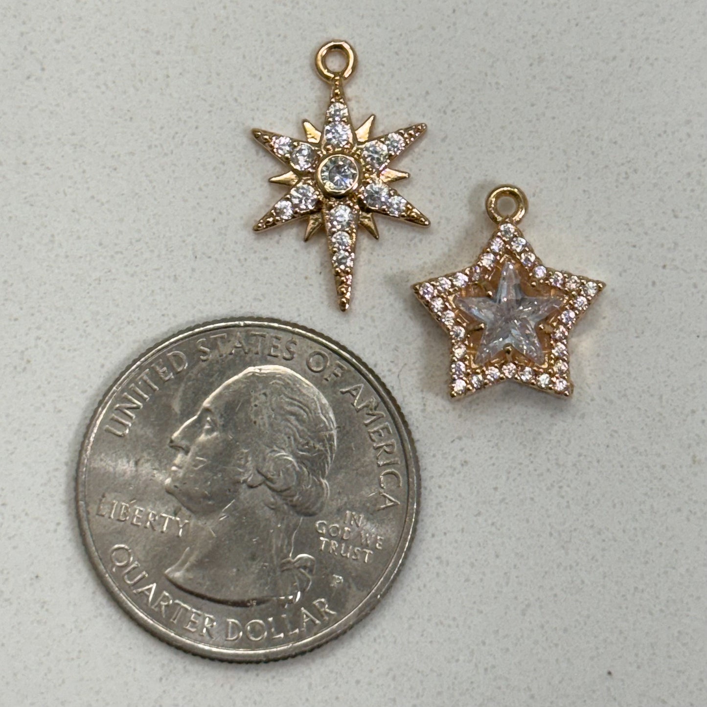 CRYSTAL STAR CHARM