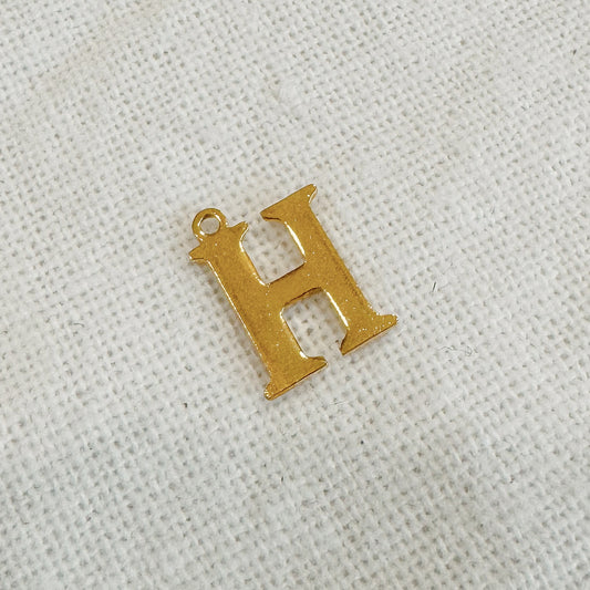 GOLD INITIAL CHARM