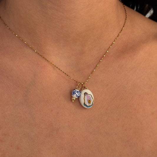 OYSTER CHARM NECKLACE