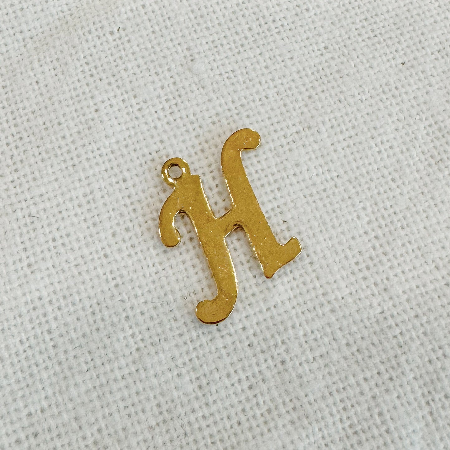 GOLD INITIAL CHARM