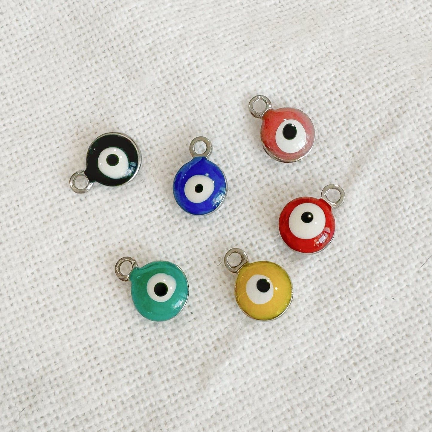 SILVER EVIL EYE CHARM