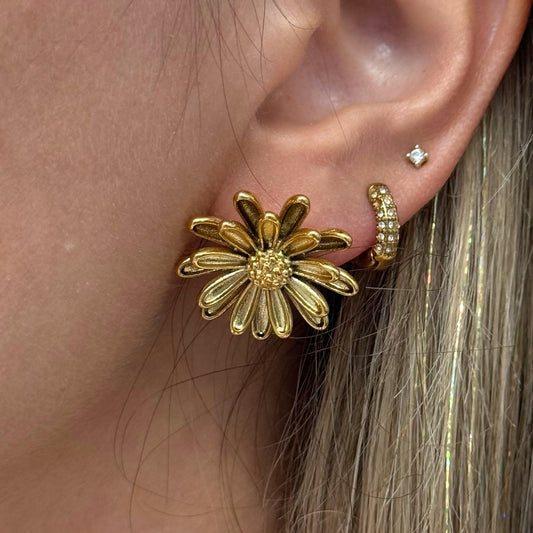 FLOWER STUD EARRINGS