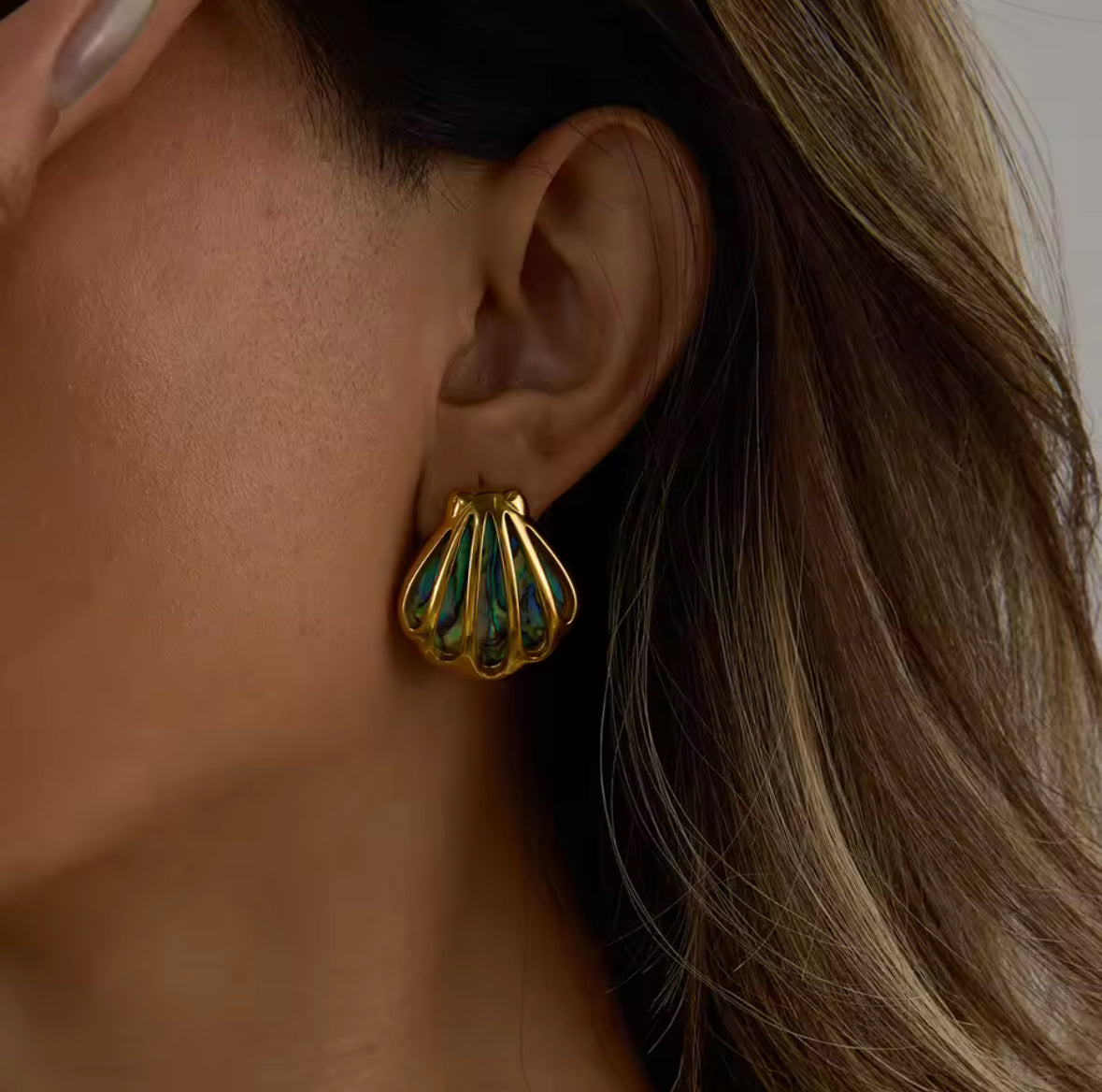 ABALONE SHELL EARRINGS