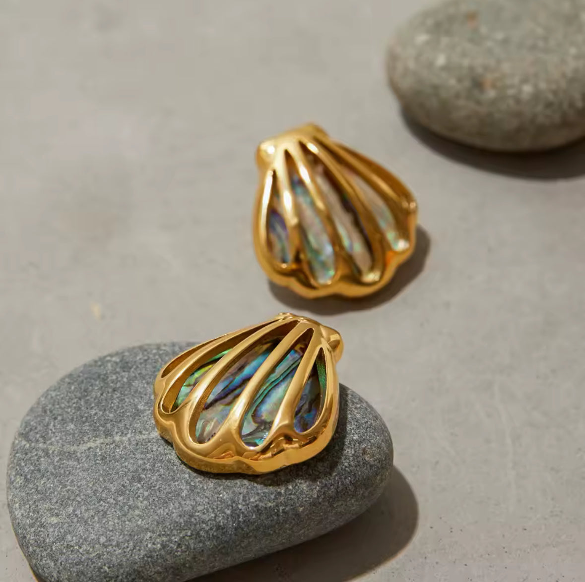 ABALONE SHELL EARRINGS