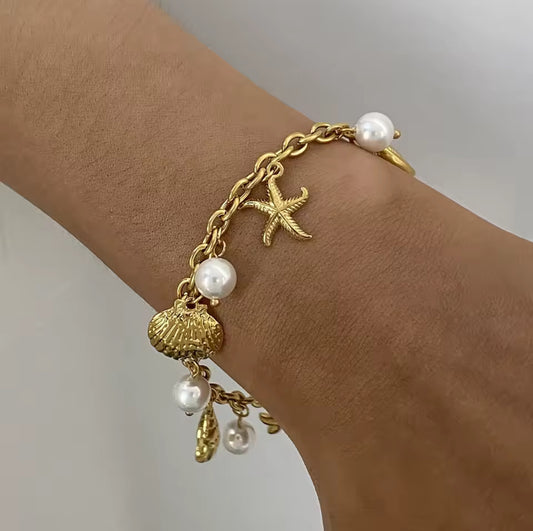 OCEAN FLOOR CHARM BRACELET