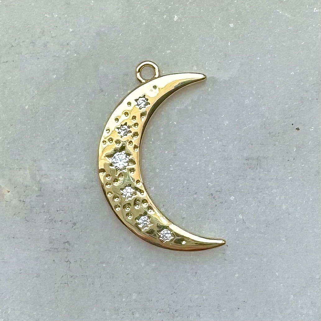 CRESCENT MOON CHARM