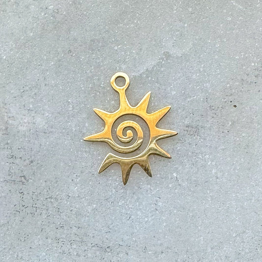 SUN SWIRL CHARM