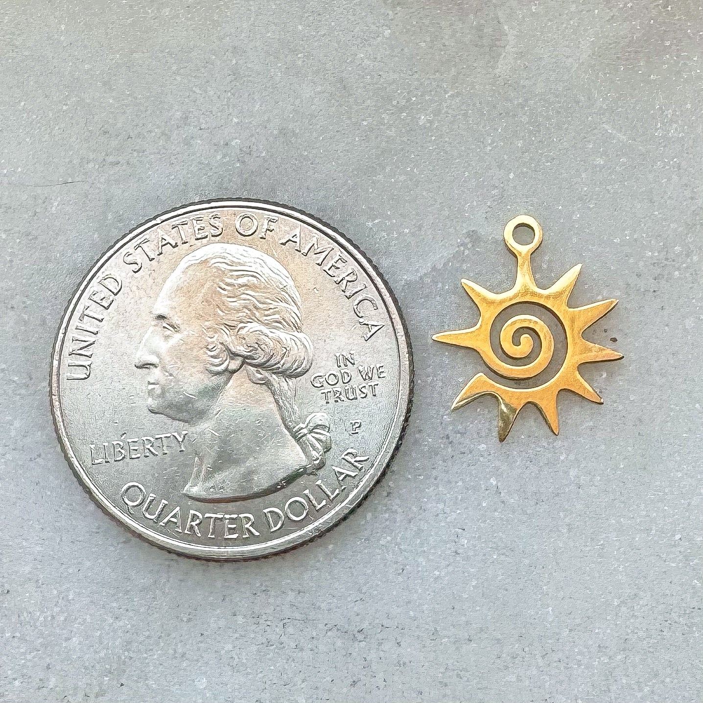 SUN SWIRL CHARM