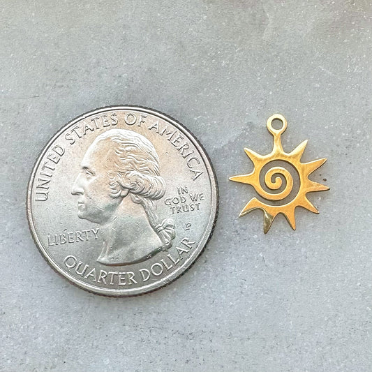 SUN SWIRL CHARM