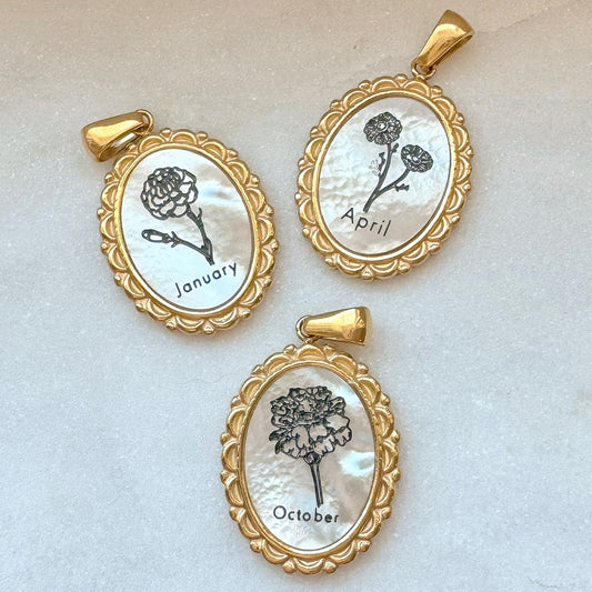 BIRTH FLOWER CHARM