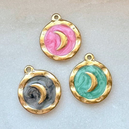 COLORFUL MOON CHARM